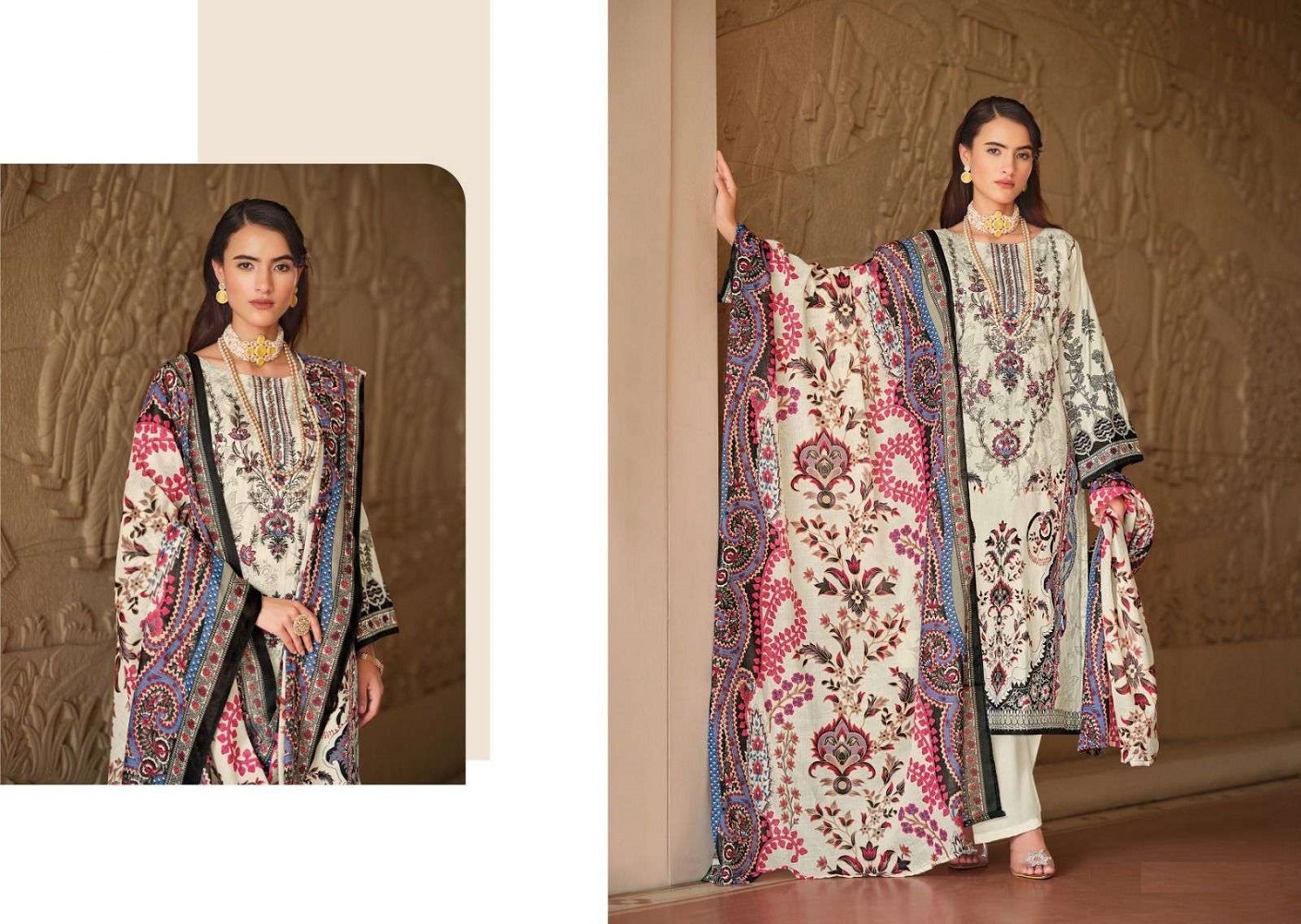 EXQUISITE-100%-PURE-VISCOSE-RAYON-SALWAR-KAMEEZ-IN-WHITE